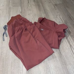 Mauve FIGS scrub set